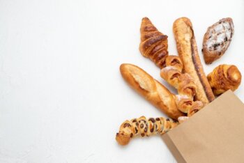 パンはグルテンを多く含む食品です。